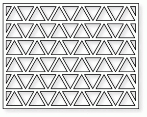 Papertrey Ink - Cover Plate: Triangles Die