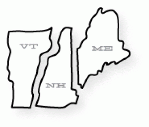 Papertrey Ink - United States: ME, NH, VT Die