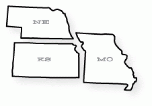 Papertrey Ink - United States: MO, KS, NE Die