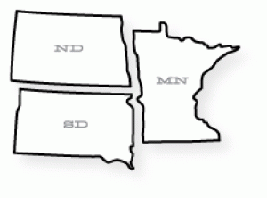 Papertrey Ink - United States: MN, SD, ND Die