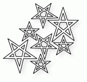 Papertrey Ink - Small Sketched Stars Die
