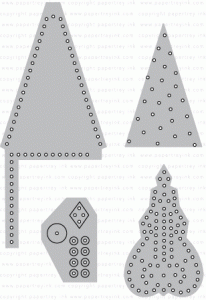 Papertrey Ink - Christmas Tree Change Up: Stitching Die