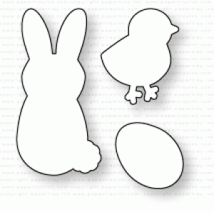 Papertrey Ink - Bunny Basket Die