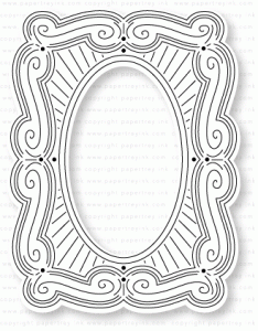 Papertrey Ink - Cover Plate: Scroll Frame Die