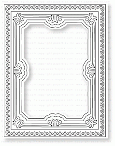 Papertrey Ink - Cover Plate: Pretty Frame Die