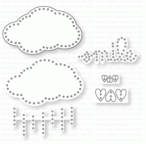 Papertrey Ink - Stitched Smile Cloud Die