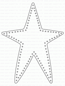 Papertrey Ink - Stitched Primitive Star Die