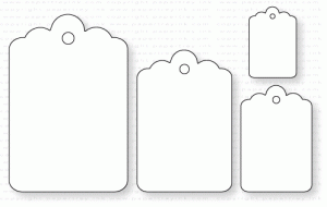 Papertrey Ink - Scalloped Tags Die