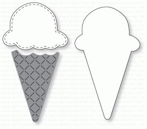 Papertrey Ink - Big Ice Cream Cone Die