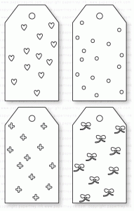 Papertrey Ink - Pitter Patterns Tags Die