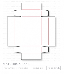 Papertrey Ink - Matchbox Base Die