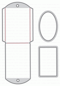 Papertrey Ink - Folded Pocket Tag Die