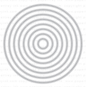 Papertrey Ink - Nesting Basics: Pierced Circles Die