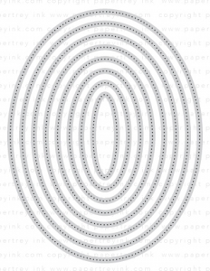 Papertrey Ink - Nesting Basics: Pierced Ovals Die