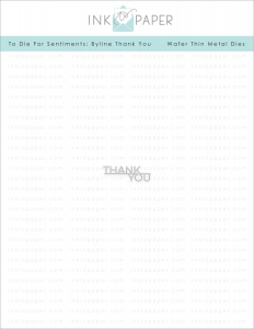 To Die For Sentiments: Byline Thank You Die