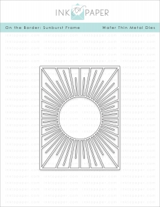On the Border: Sunburst Frame Die