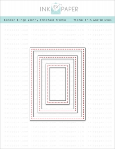Border Bling: Skinny Stitched Frame Die