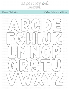 Merry Alphabet Die