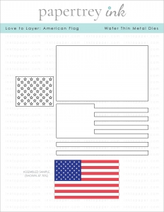 Love to Layer: American Flag Die