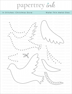 In Stitches: Christmas Dove Die
