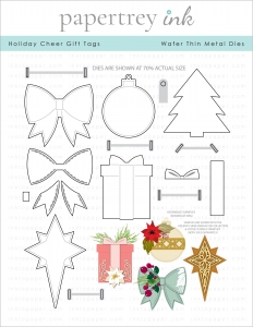 Holiday Cheer Gift Tags Die