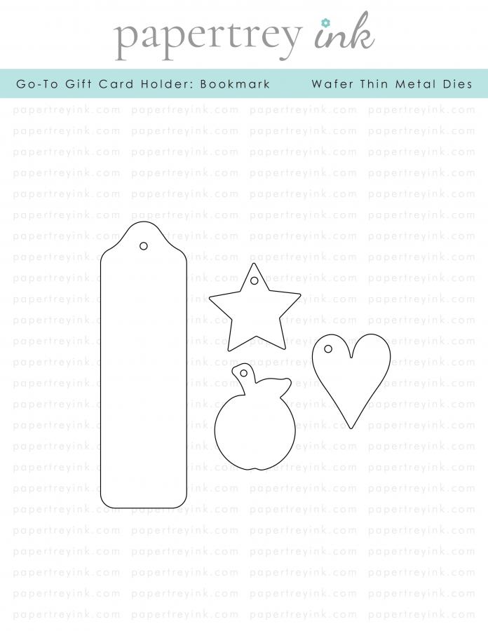 Go-To Gift Card Holder: Bookmark Die
