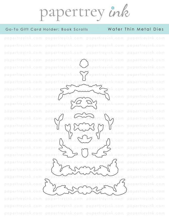 Go-To Gift Card Holder: Book Scrolls Die