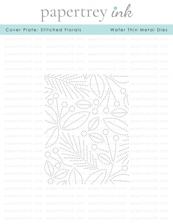 Cover Plate: Stitched Florals Die