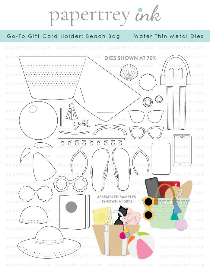 Go-To Gift Card Holder: Beach Bag Die