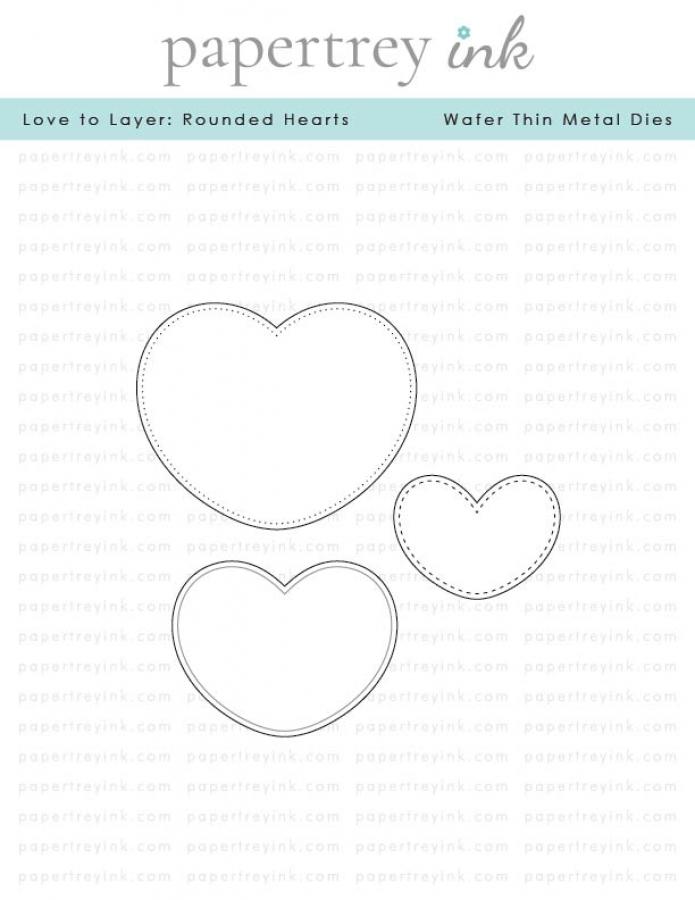 Love to Layer: Rounded Hearts Die