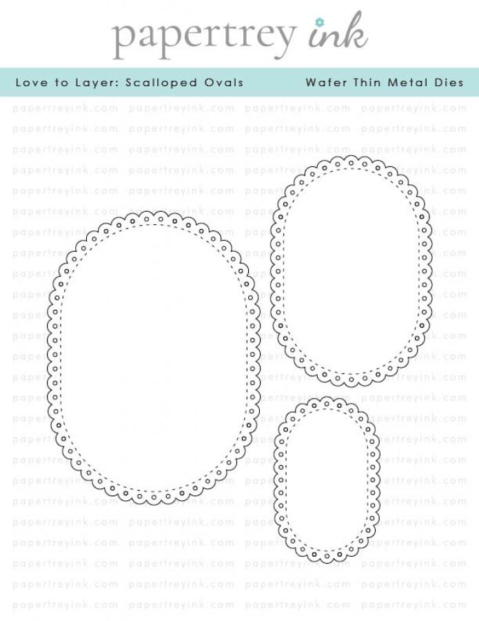 Love to Layer: Scalloped Ovals