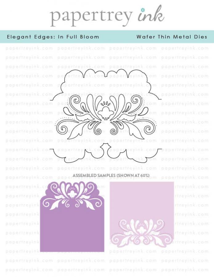 Elegant Edges: In Full Bloom Die