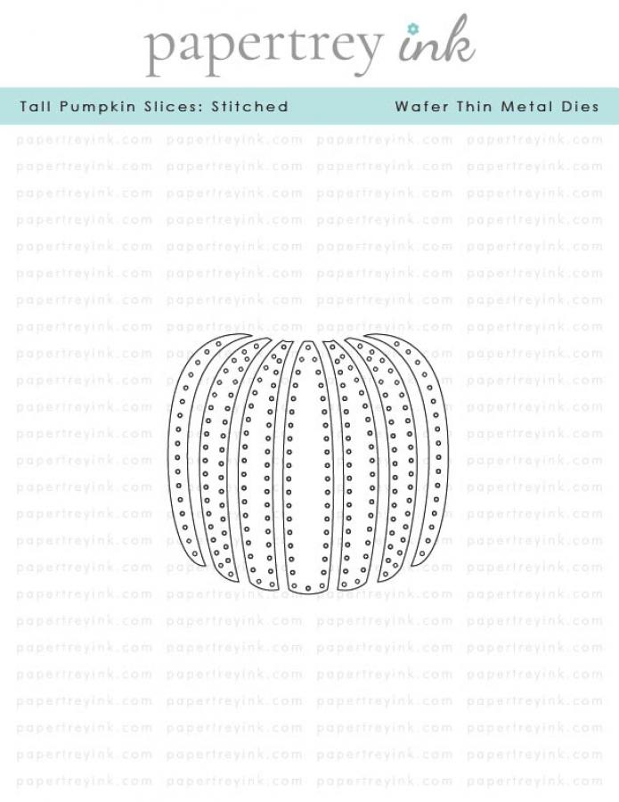 Tall Pumpkin Slices: Stitched Die