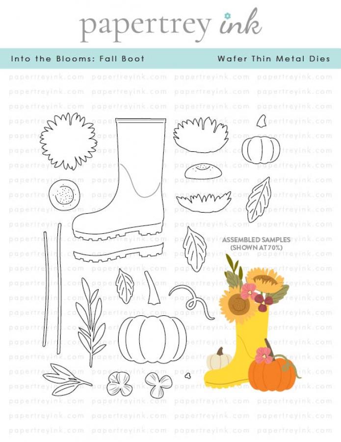 Into the Blooms: Fall Boot Die