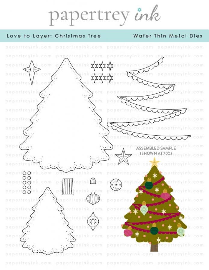 Love to Layer: Christmas Tree Die