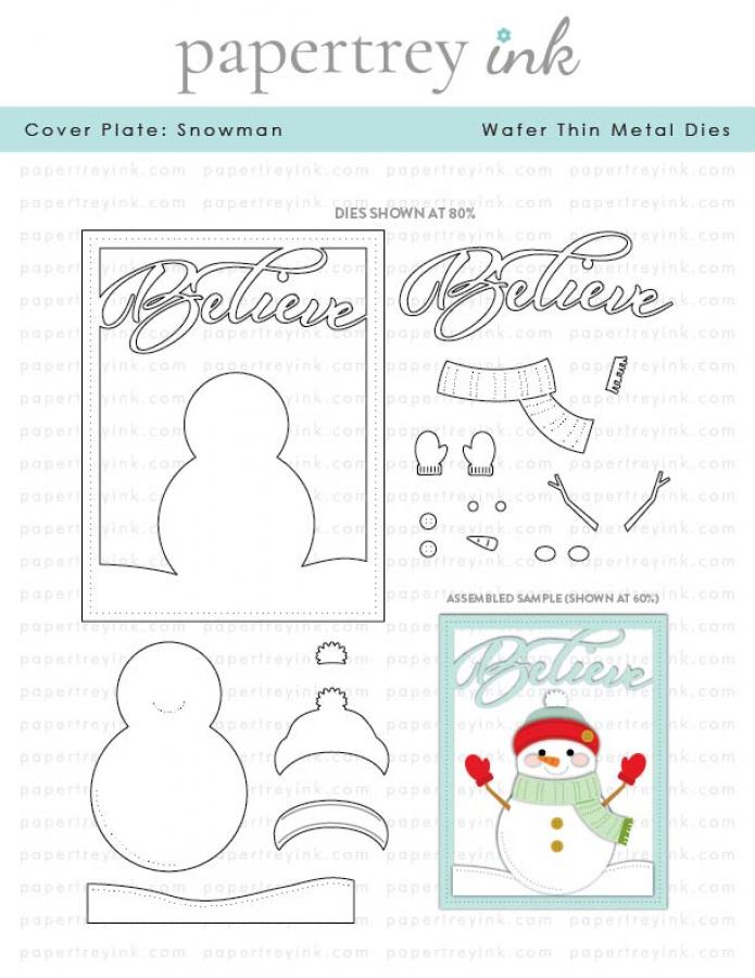 Cover Plate: Snowman Die