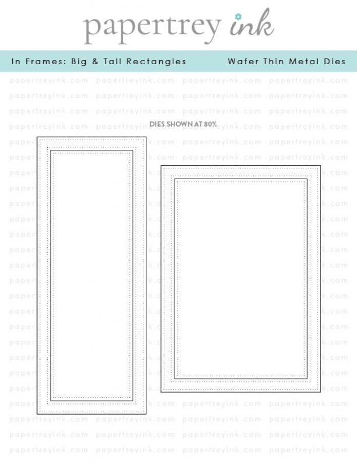 In Frames: Big & Tall Rectangles Die