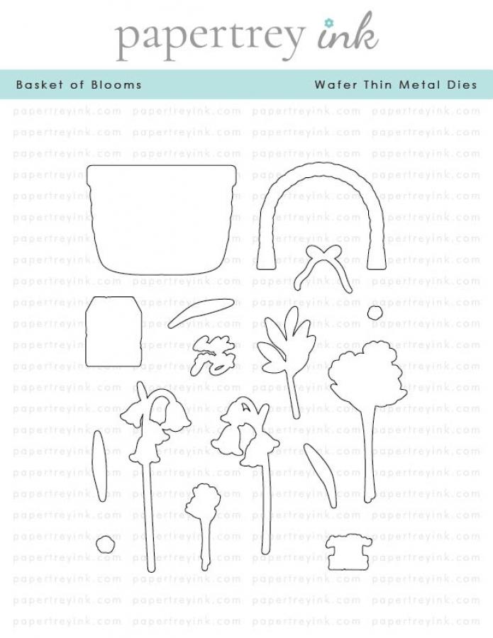 Basket of Blooms Die