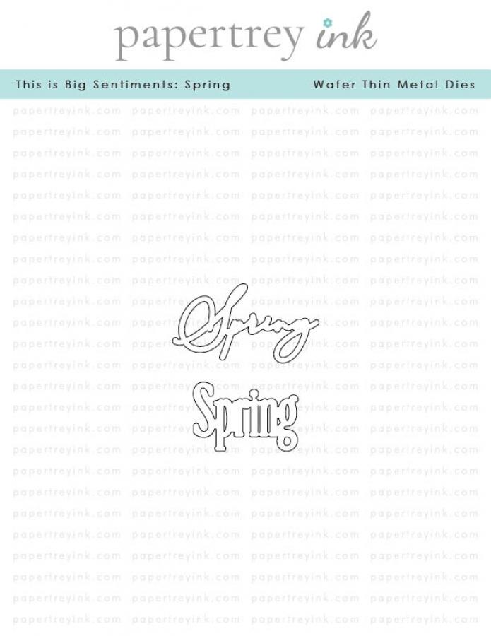 This is Big Sentiments: Spring Die