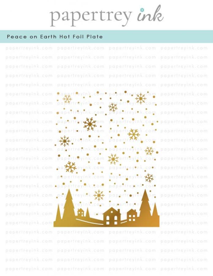 Peace on Earth Hot Foil Plate