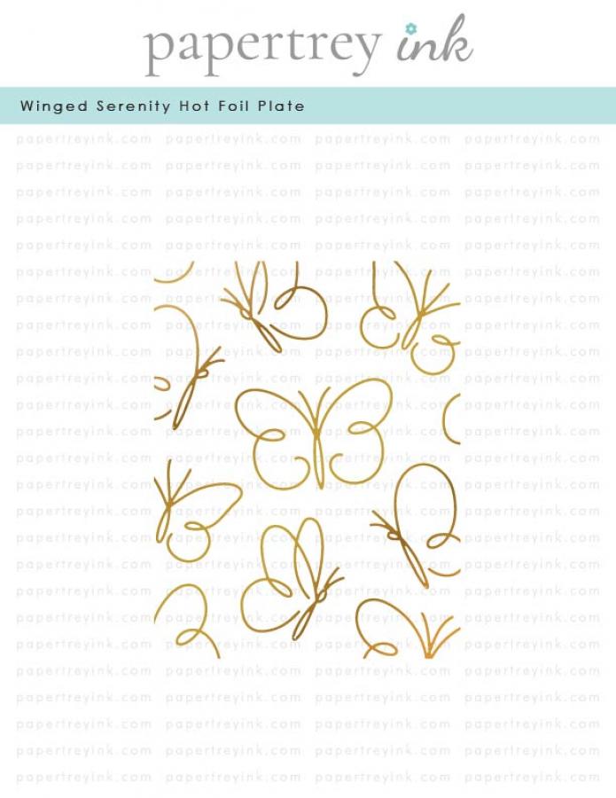 Winged Serenity Hot Foil Plate