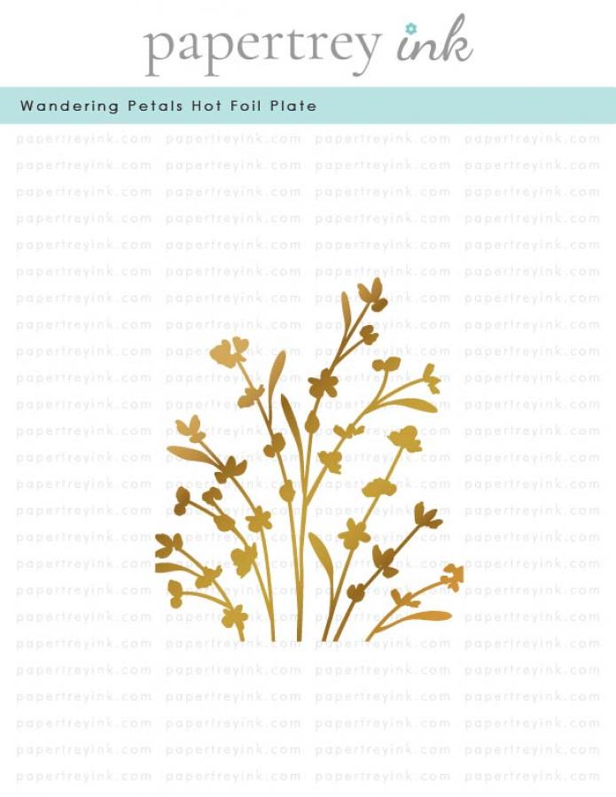 Wandering Petals Hot Foil Plate