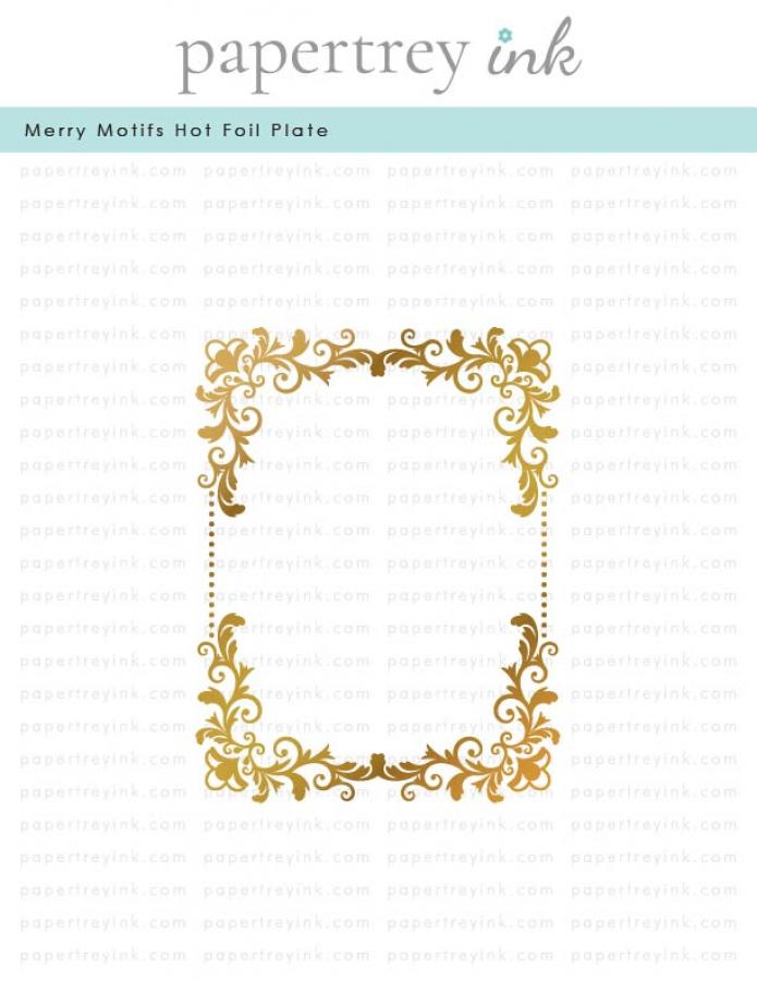 Merry Motifs Hot Foil Plate
