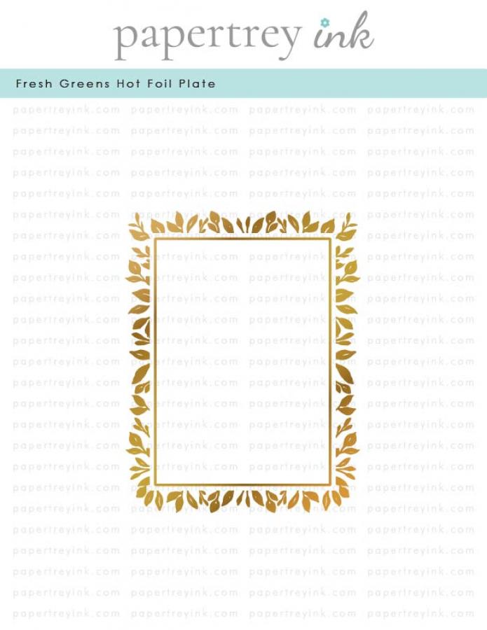 Fresh Greens Hot Foil Plate