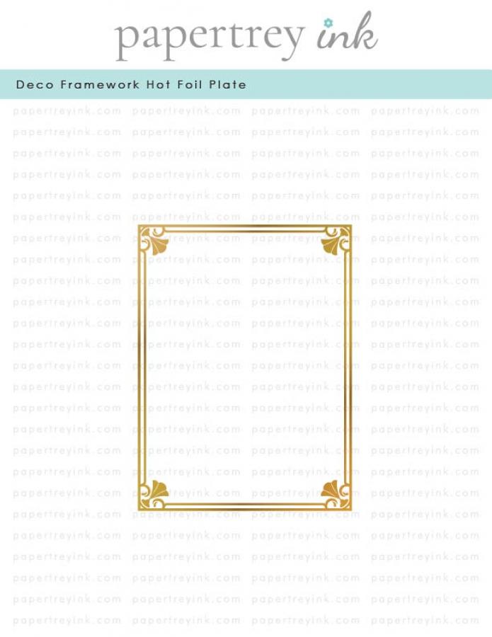 Deco Framework Hot Foil Plate Die