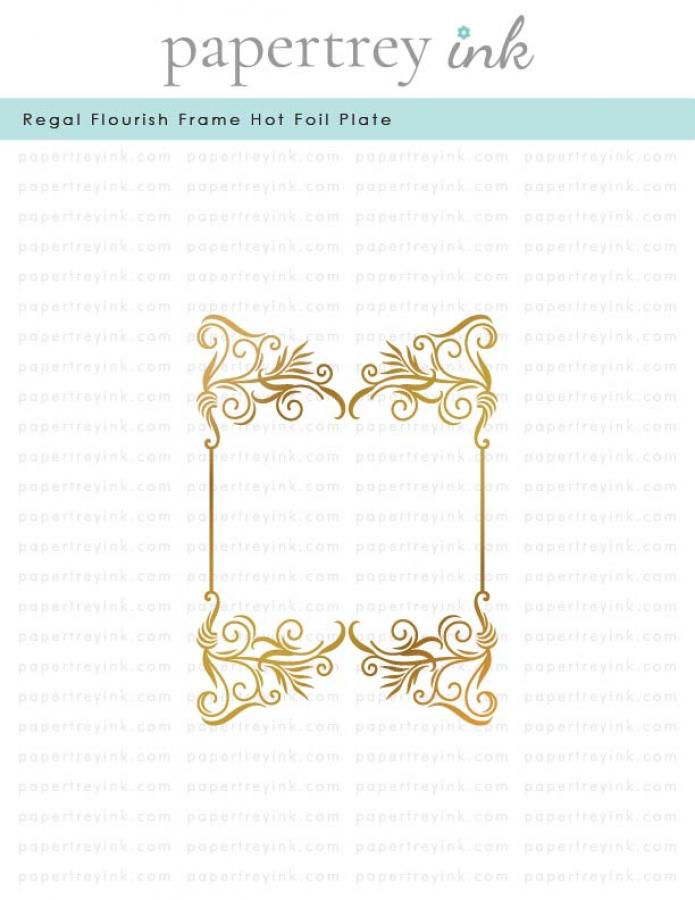 Regal Flourish Frame Hot Foil Plate