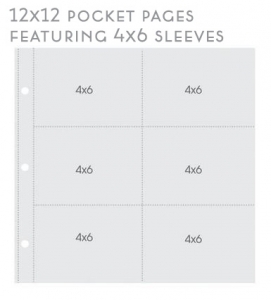 Simple Stories SN@P 12x12 Design 2- 4x6 Horizontal Pocket Pages Simple Stories SN@P 12x12 Design 2- 4x6 Horizontal Pocket Pages