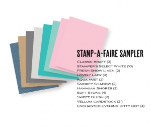 SAF: Cardstock Sampler