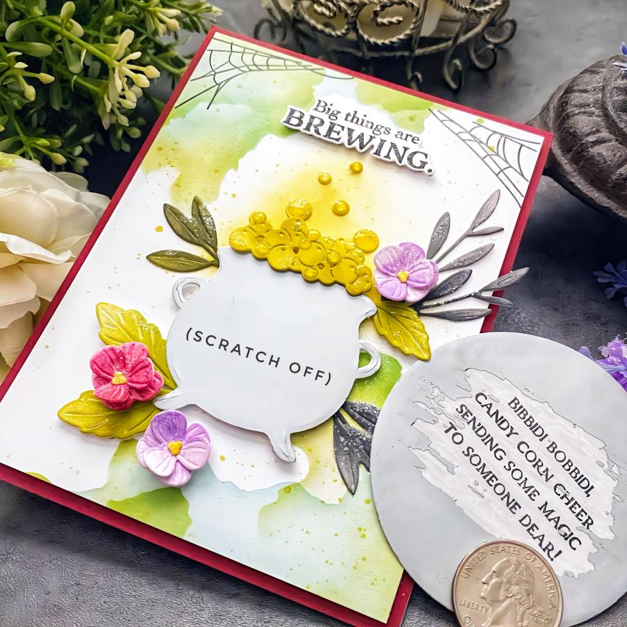 Silhouette Scratch-Off Sticker Sheets - Silver (5 sheets)