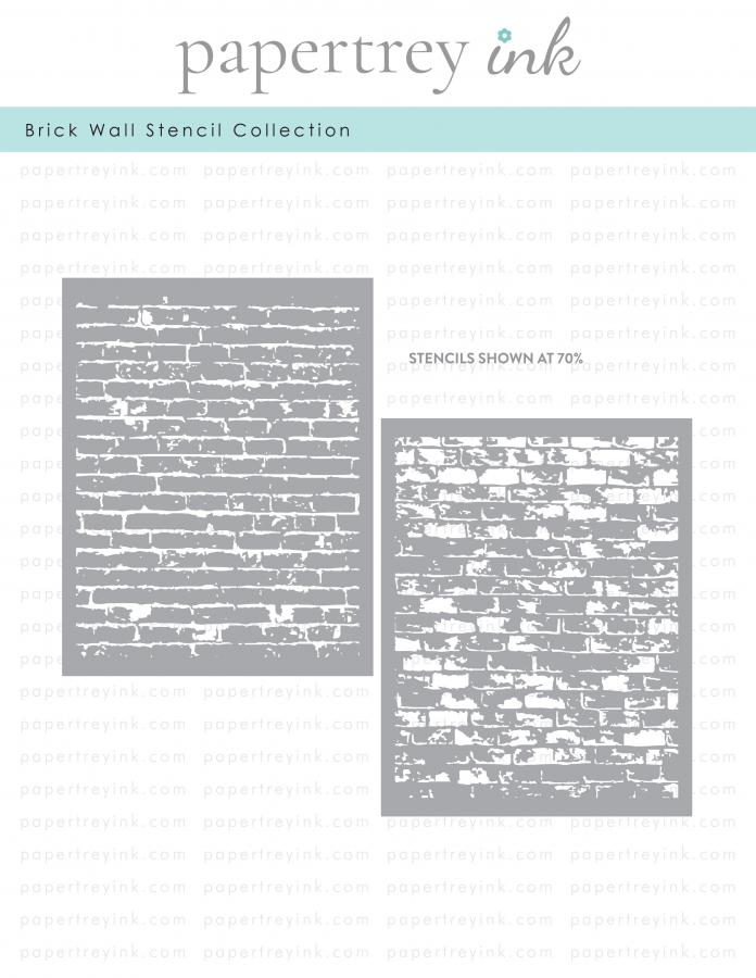 Brick Wall Stencil Collection (set of 2)